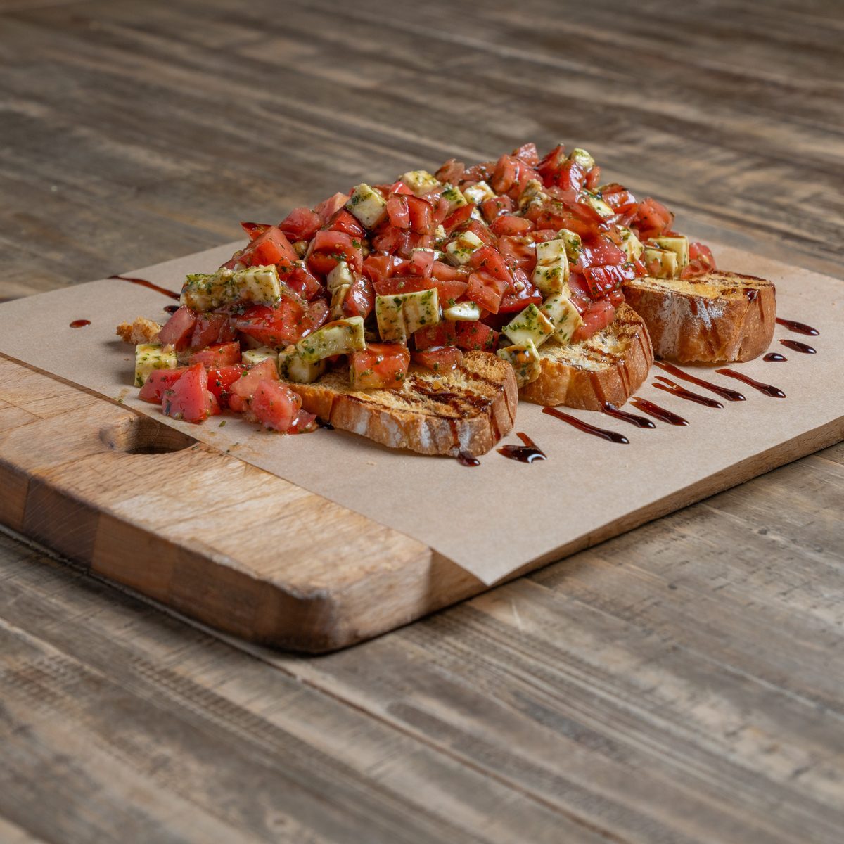 Bruschetta and Cold Cuts With Any Drink